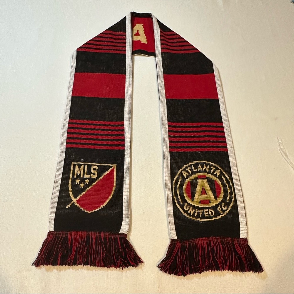 Atlanta United FC MLS Scarf Diehard Scarves Red Black Soccer